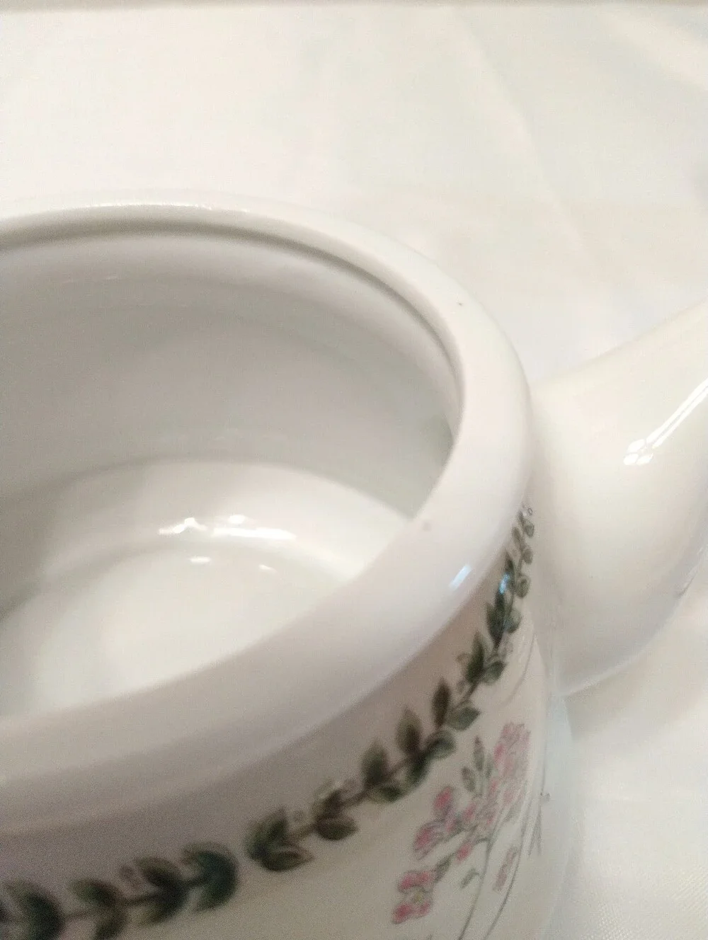 Vintage Andrea By Sadek Meadow Porcelain Teapot Butterflies Dragonflies Floral